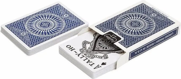 Изображение товара Игральные карты Tally-Ho Standart Index Circle / 1003428-b (синий)