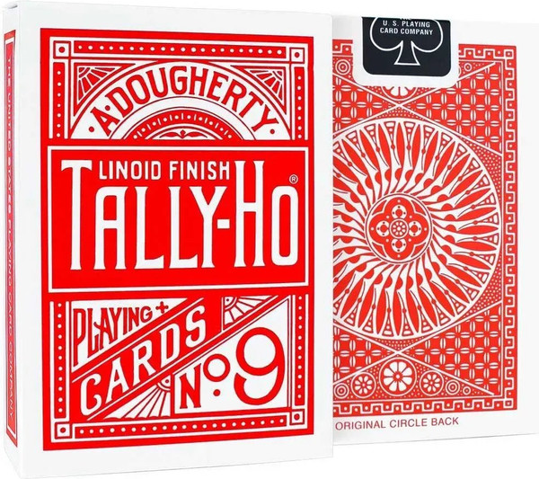 Изображение товара Игральные карты Tally-Ho Standart Index Circle / 1003428-r (красный)