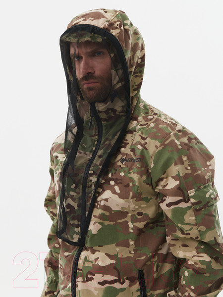 Изображение товара Костюм для охоты и рыбалки Huntsman Стрелок Антимоскит Мультикам Сорочка Смесовая (р-р 56-58/182-188)