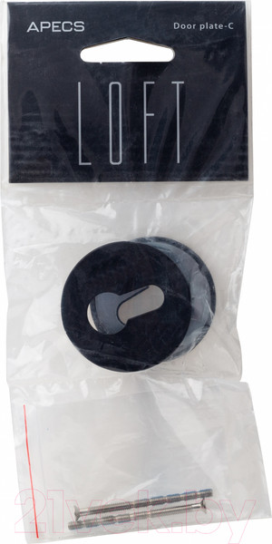 Изображение товара Накладка на цилиндр Apecs Loft DP-C-55-INOX-BLM