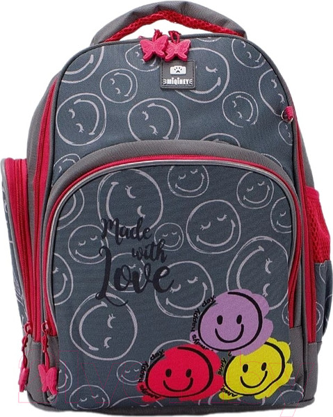 Изображение товара Школьный рюкзак Miqini 306-72323-GCL (серый)