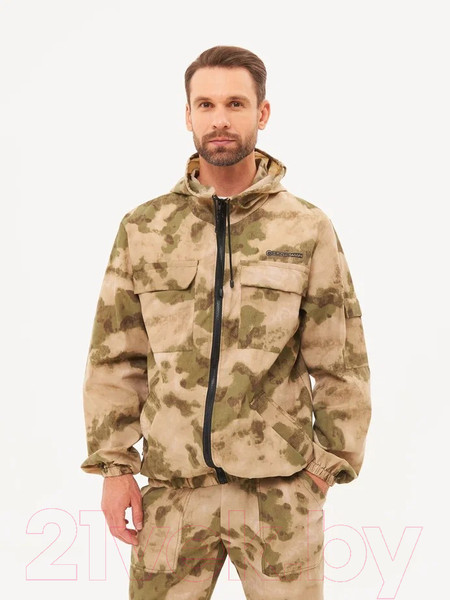 Изображение товара Костюм для охоты и рыбалки Huntsman Стрелок Малахит Сорочка Смесовая (р-р 60-62/170-176)