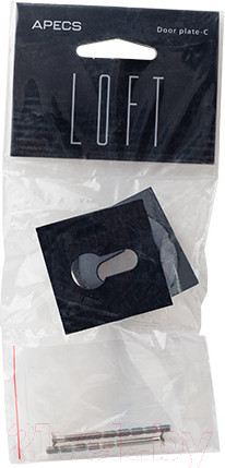 Изображение товара Накладка на цилиндр Apecs Loft DP-C-77-INOX-BLM