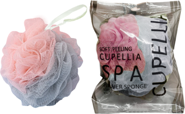 Изображение товара Мочалка для тела Cupellia SPA Шар Колор / O50 (пудровый/серый)