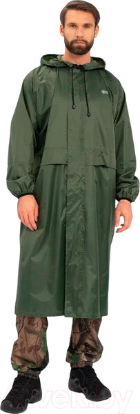 Изображение товара Плащ для охоты и рыбалки Huntsman Зеленый Таффета PVC (56-58/182)