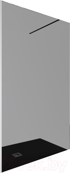 Изображение товара Душевая стенка Allen Brau Infinity 1 3.21026.BA.T / 323818 (серебро брашированное)