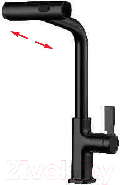 Изображение товара Смеситель Ledeme L6099B-4