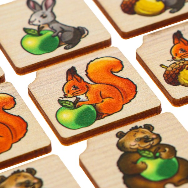 Изображение товара Развивающая игра Smile Decor Головоломка. Лесные запасы / 10549072