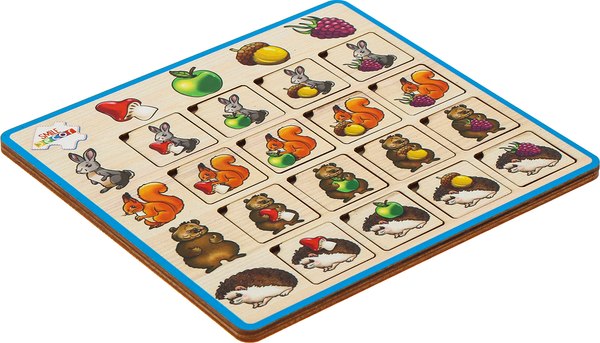 Изображение товара Развивающая игра Smile Decor Головоломка. Лесные запасы / 10549072