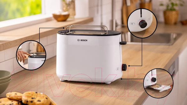 Изображение товара Тостер Bosch TAT2M121