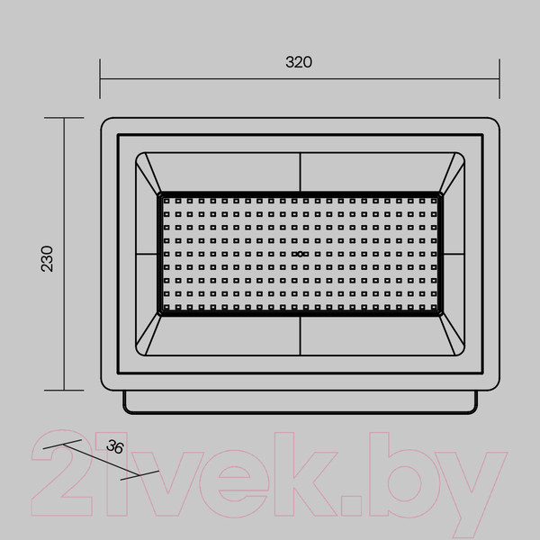 Изображение товара Прожектор Maytoni Flood FL001-L150B6K