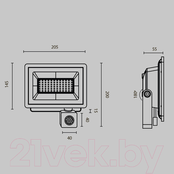 Изображение товара Прожектор Maytoni Flood FL001-L50B6KSR