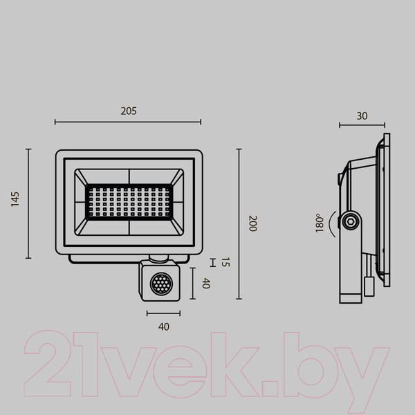 Изображение товара Прожектор Maytoni Flood FL001-L50B4KSR