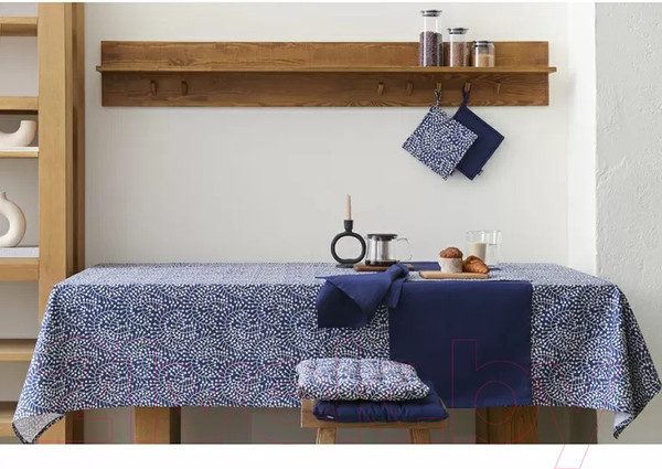 Изображение товара Дорожка на стол Tkano Essential / TK22-TR0006 (темно-синий)