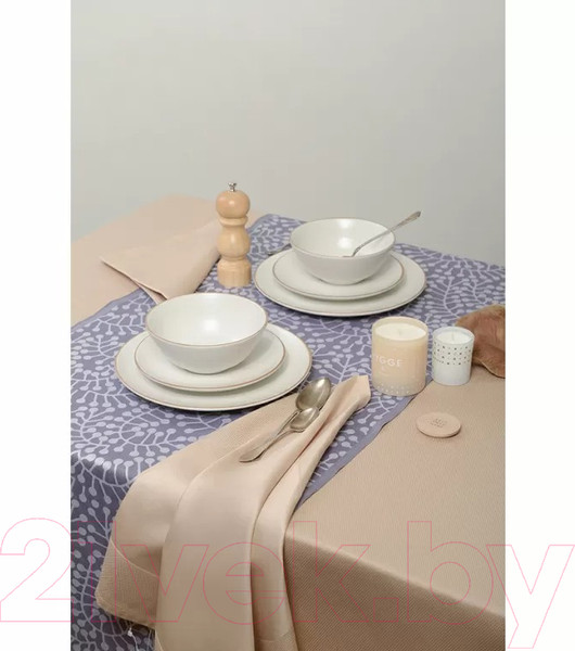 Изображение товара Дорожка на стол Tkano Scandinavian touch / TK22-TR0008 (темно-синий/спелая смородина)