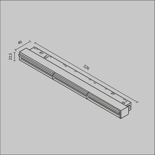 Изображение товара Трековый светильник Maytoni TR106-2-18W4K-B