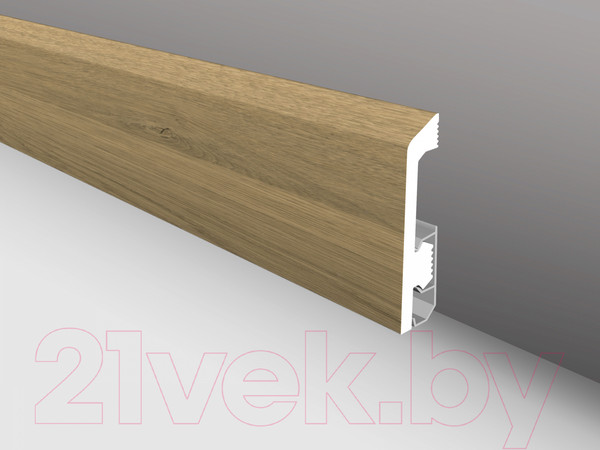 Изображение товара Плинтус КТМ-2000 Дюрополимер ПВБ80-415В (2м, дуб светлый)