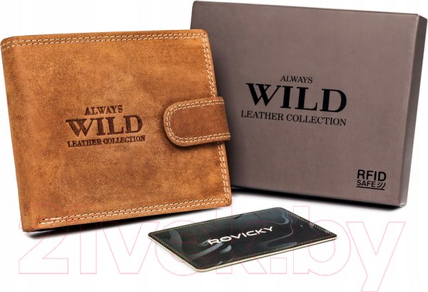 Изображение товара Портмоне Always Wild N992L-P-CHM-1096 (коньячный)