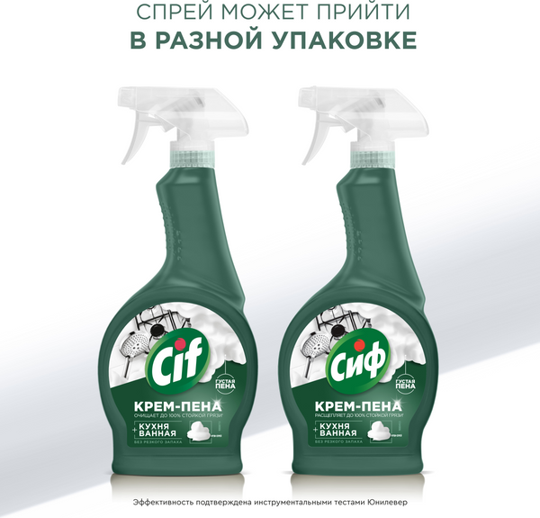 Изображение товара Чистящее средство для кухни Cif Крем-спрей (500мл)