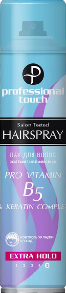 Изображение товара Лак для укладки волос Professional Touch Pro-Vitamin B5&Keratin Complex (265мл)