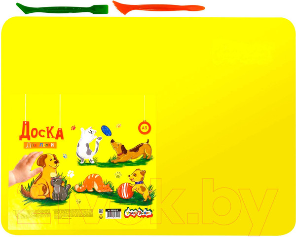 Изображение товара Доска для лепки Каляка-Маляка ДДЛКМ-Б (желтый)