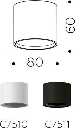 Изображение товара Плафон Ambrella C7511 SBK (черный песок)