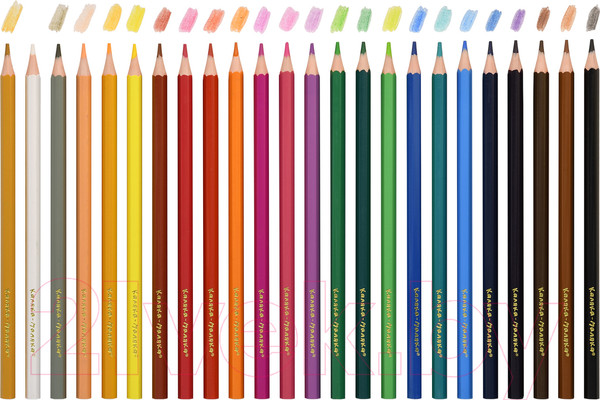 Изображение товара Набор цветных карандашей Каляка-Маляка КПКМ24Б (24цв)