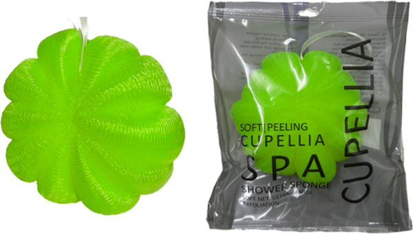 Изображение товара Мочалка для тела Cupellia SPA Ракушка 050 (салатовый)