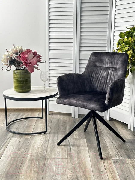 Изображение товара Стул M-City Dante / 629M05726 (UF912-06В античный серый/черный)