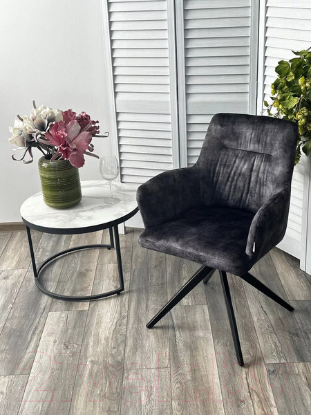 Изображение товара Стул M-City Dante / 629M05726 (UF912-06В античный серый/черный)