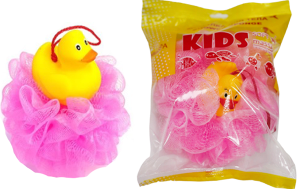 Изображение товара Мочалка для тела Cupellia SPA Kids Okeania арт.4 CN1 (розовый)