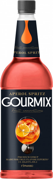 Изображение товара Сироп Gourmix Fruit Innovations Апероль шприц (1л)