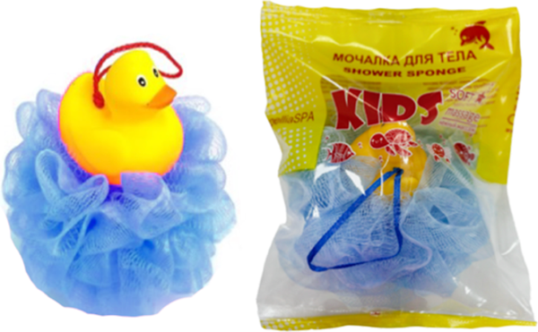 Изображение товара Мочалка для тела Cupellia SPA Kids Okeania арт. 4 CN6 (голубой)