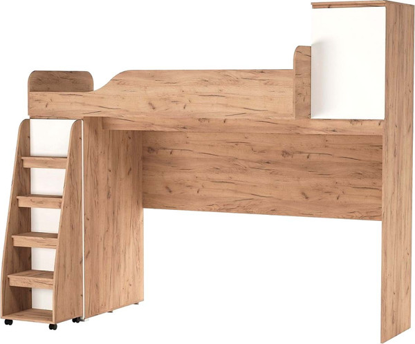 Изображение товара Кровать-чердак Памир Гретта (крафт золотой/белый)