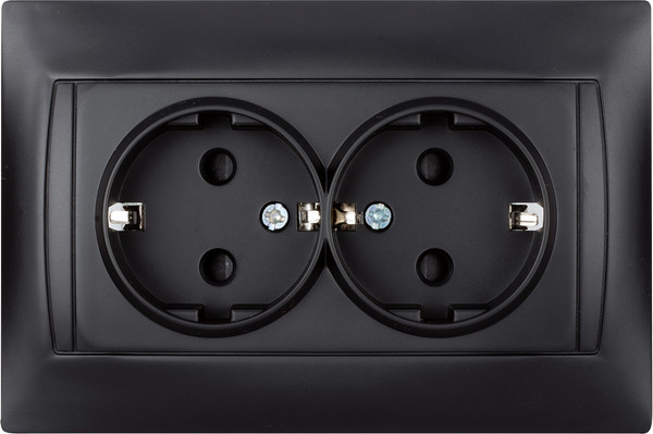 Изображение товара Розетка TDM Лама SQ1815-0613 (графит)