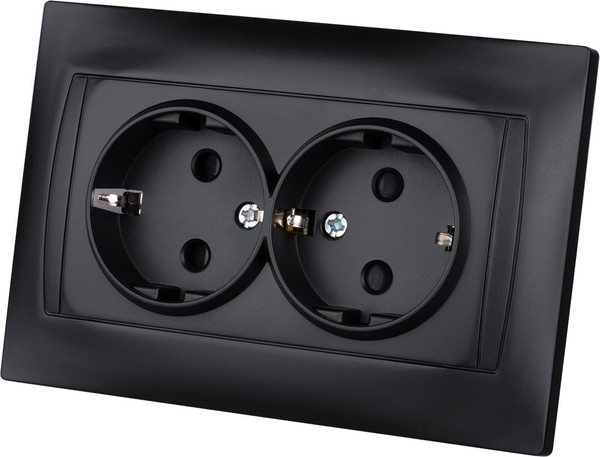 Изображение товара Розетка TDM Лама SQ1815-0613 (графит)