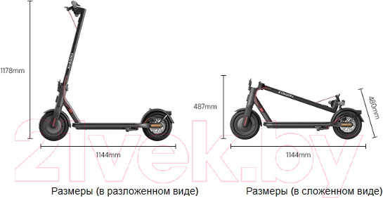 Изображение товара Электросамокат Xiaomi Electric Scooter 4 EU