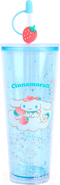 Изображение товара Многоразовый стакан Miniso Sanrio characters Strawberry collection 9258 (с трубочкой)