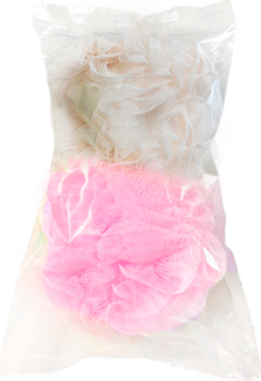 Изображение товара Набор мочалок для тела Cupellia SPA Н071-30 (розовый/кремовый)