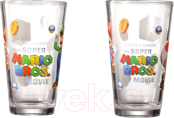 Изображение товара Набор стаканов Miniso The Super Mario Bros Collection 5355 (2шт)