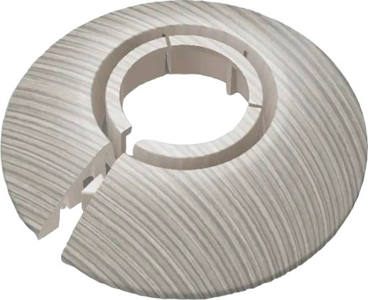 Изображение товара Розетта напольная Ideal Ф25-34мм 253 Ясень серый (2шт, флоупак)