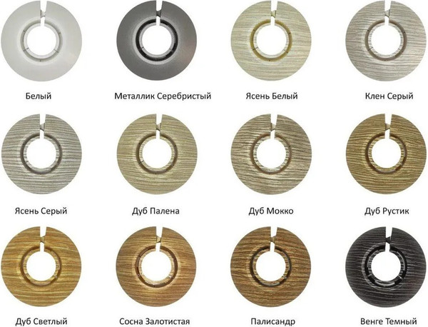 Изображение товара Розетта напольная Ideal Ф25-34мм 081 Металлик серебристый (2шт, флоупак)