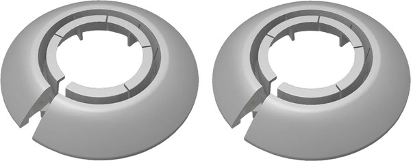 Изображение товара Розетта напольная Ideal Ф25-34мм 081 Металлик серебристый (2шт, флоупак)