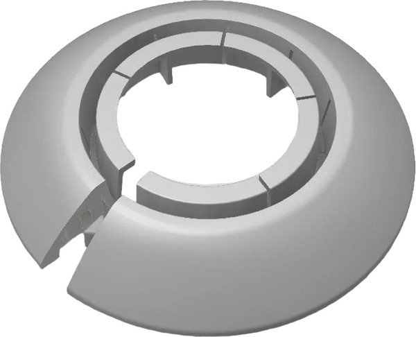 Изображение товара Розетта напольная Ideal Ф25-34мм 081 Металлик серебристый (2шт, флоупак)