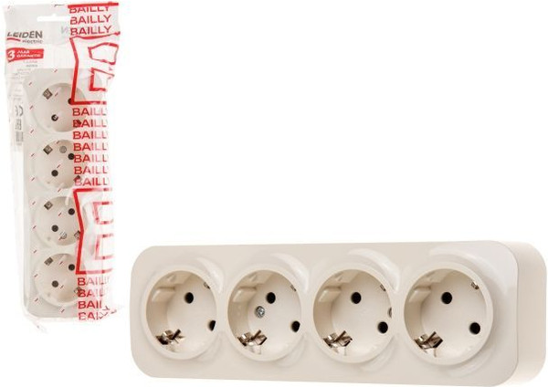 Изображение товара Розетка Leiden Electric Bailly 806029 (бежевый)