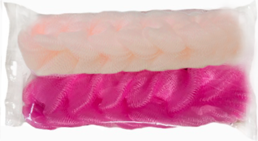 Изображение товара Набор мочалок для тела Cupellia SPA Н013 (бежевый/розовый)