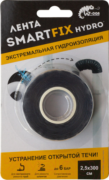 Изображение товара Гидроизоляционная лента SmartFix W-con Hydro SMH2530B