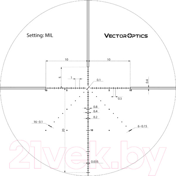 Изображение товара Оптический прицел Vector Optics Veyron 6-24x44IR FFP SCFF-37