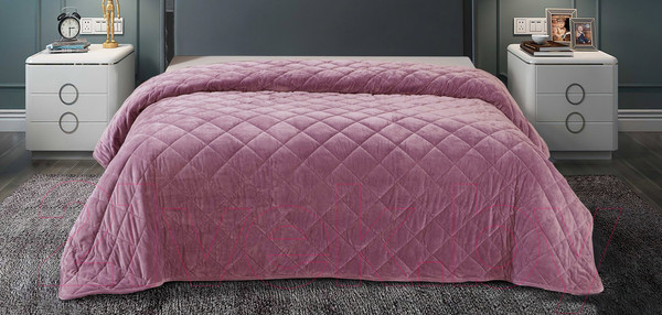 Изображение товара Покрывало LUXOR QV 17-1610 велюр (220x240, Orchid)