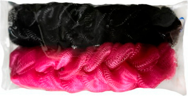 Изображение товара Набор мочалок для тела Cupellia SPA Н015 (черный/розовый)